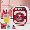 LED lights and music Simulate electric Roller washing machine toy rotatable add water Play house Interactive Toy baby best gift 1