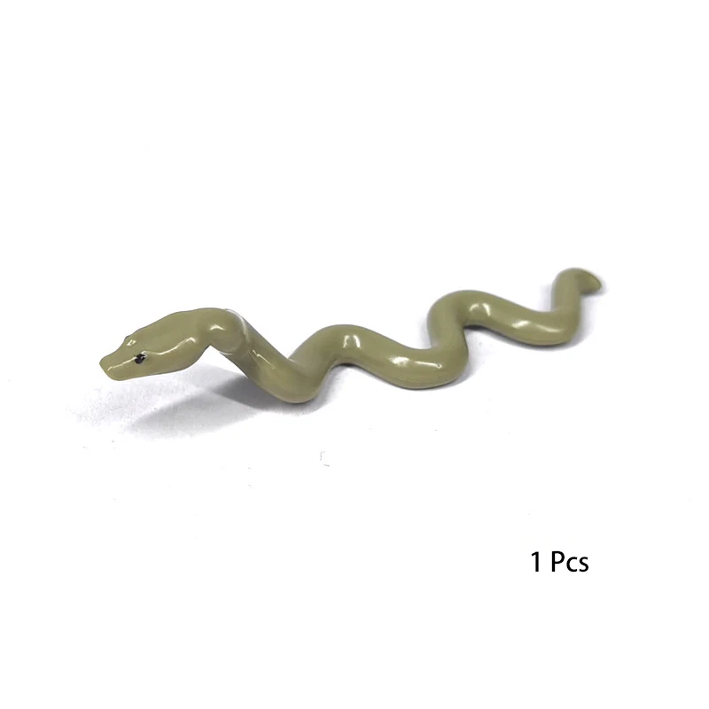 Snake Python New Animal Pastoral MOC Jungle Farm Ranch Scene