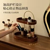 Cosmetics storage box, desktop perfume, lipstick rack, multi-layer solid wood dresser, skin care products, jewelry. 6
