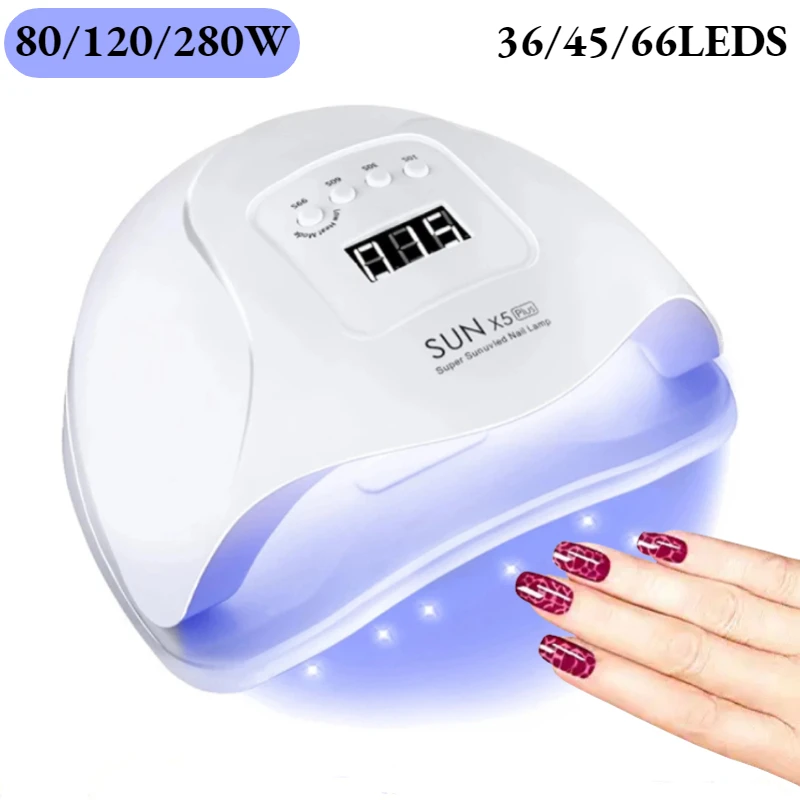 80120280WUVLEDLampForNailsProfessionalNailDryingLampfor