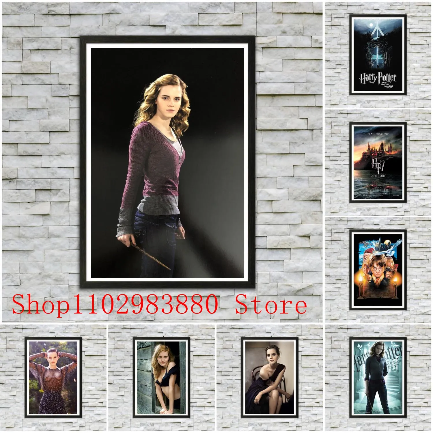 

Emma Watson Returns Movie Poster Canvas Painting Posters and Prints Wall Art Picture Home Living Room Decor