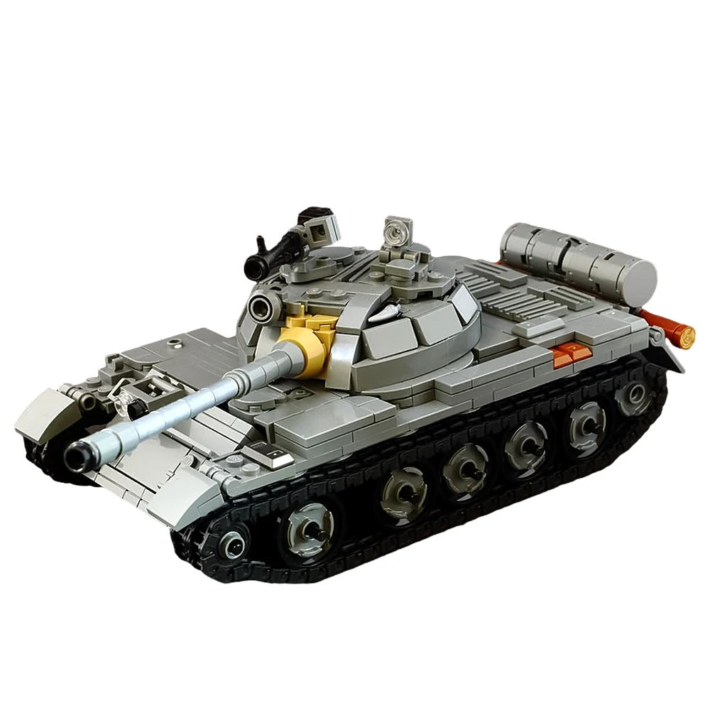 Gobricks T-55A Medium Tank Building Blocks Modello World War Ii Army Military Tank Military Blindato Vehicle Bricks Toys Regali Per Bambini