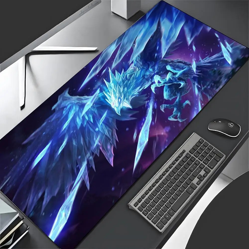 Animia Annie Aphelios Mouse Pad Cartoon Lockedge Large Gaming Pad Computer Gamer Tastiera Mouse Mat Desk Mousepad Pc Desk Pad