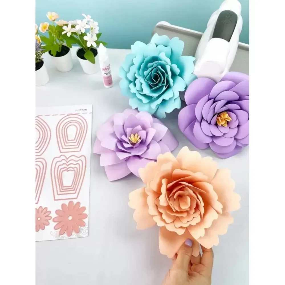 2023 스페인어 축하 텍스트 스크랩북 및 카드 제작을위한 금속 절단 다이 종이 공예 앨범 장식 엠보싱 컷 다이