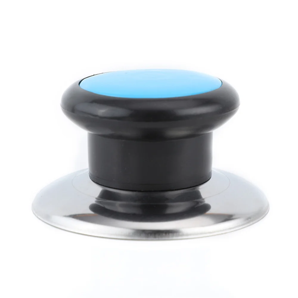 Pot Lid Handle Pot Lid Knob Stainless Steel Pot Lid Handles Universal Kitchen Pot Pan Lid Hand Replacement Handle Anti-scalding Grip Knob Flip Cover