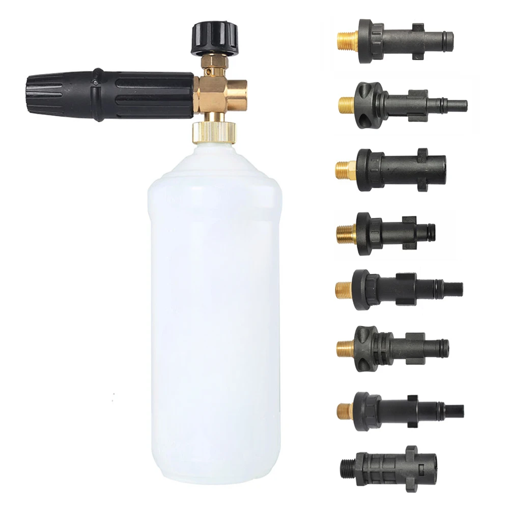 

Foam Nozzle Snow Foam Lance Foam Bottle Sprayer for Karcher Bosch Interskol Elitech Nilfisk Huter Stihl Pressure Washer Car Wash