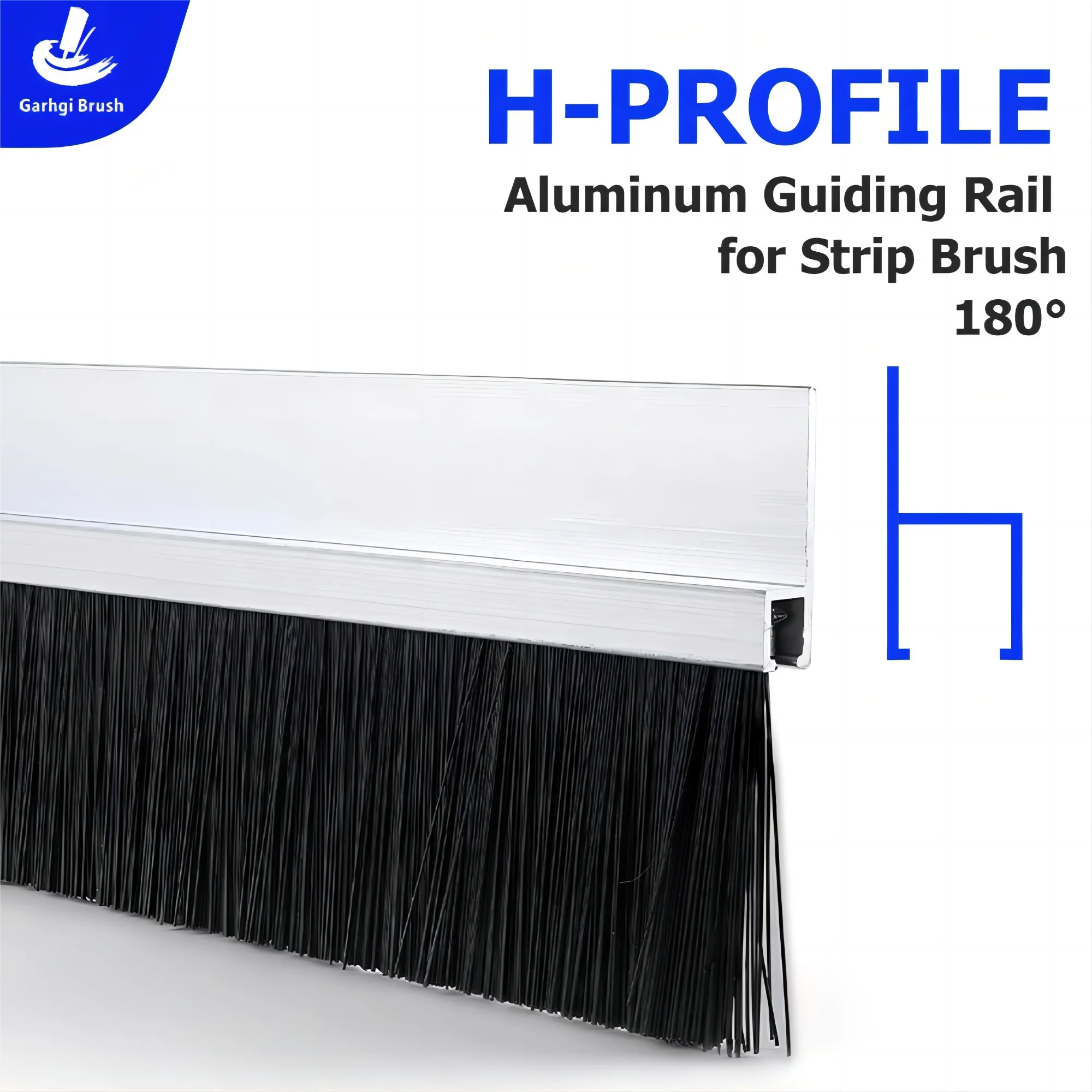 Versatile Weatherproof Sealing Brush for Doors and Windows – Dust and Insect Barrier