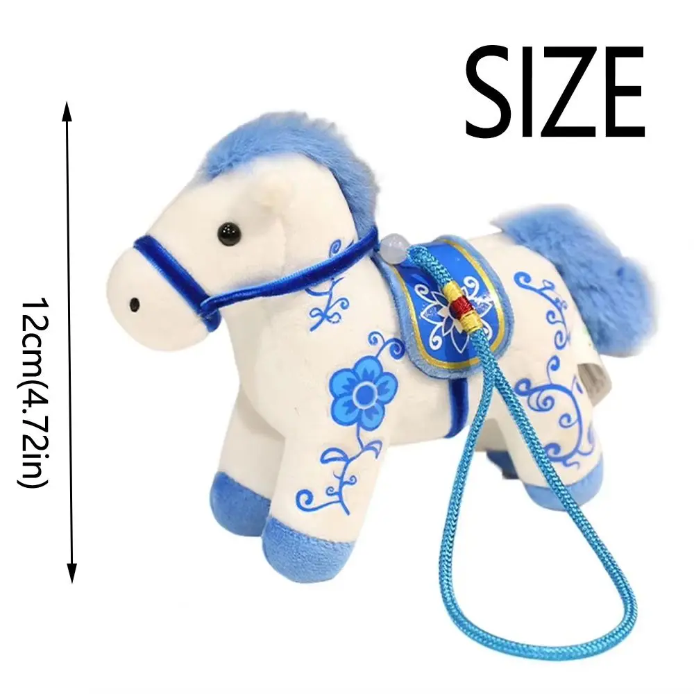 Unique Cute Stuffed Animal Horse Kawaii Soft Cartoon Steed Doll Plush Toys Fluffy Chinese New Year Gift Year of The Horse