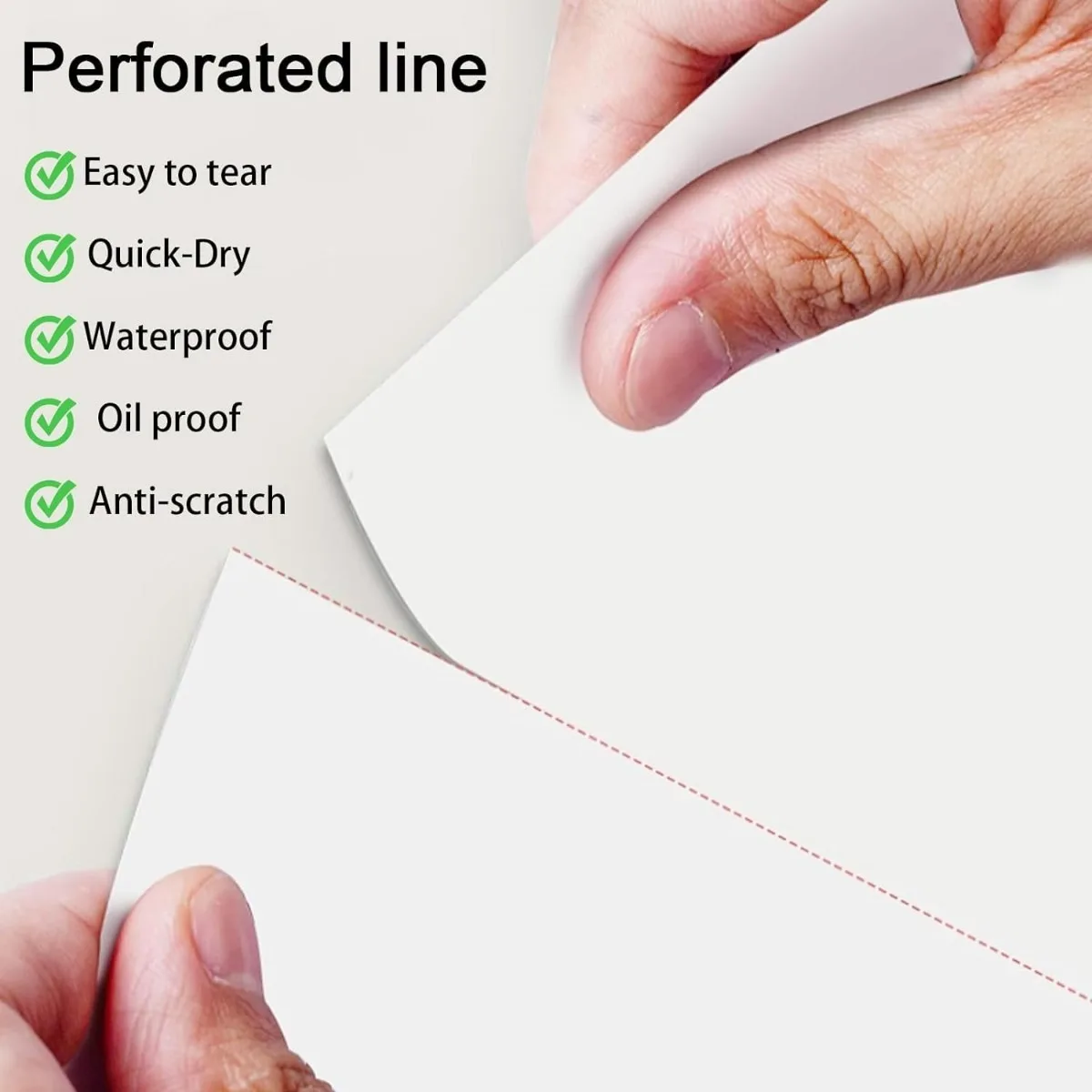 Thermal Printer Paper 8.27x11.69 Inch, A4 Size Thermal Paper 100PCS,For M08F/A40 Printer,Continual Feeding Folded Printing Paper