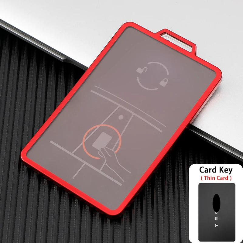 Soft TPU Car Key Card Holder For Tesla Model 3 Protector Case