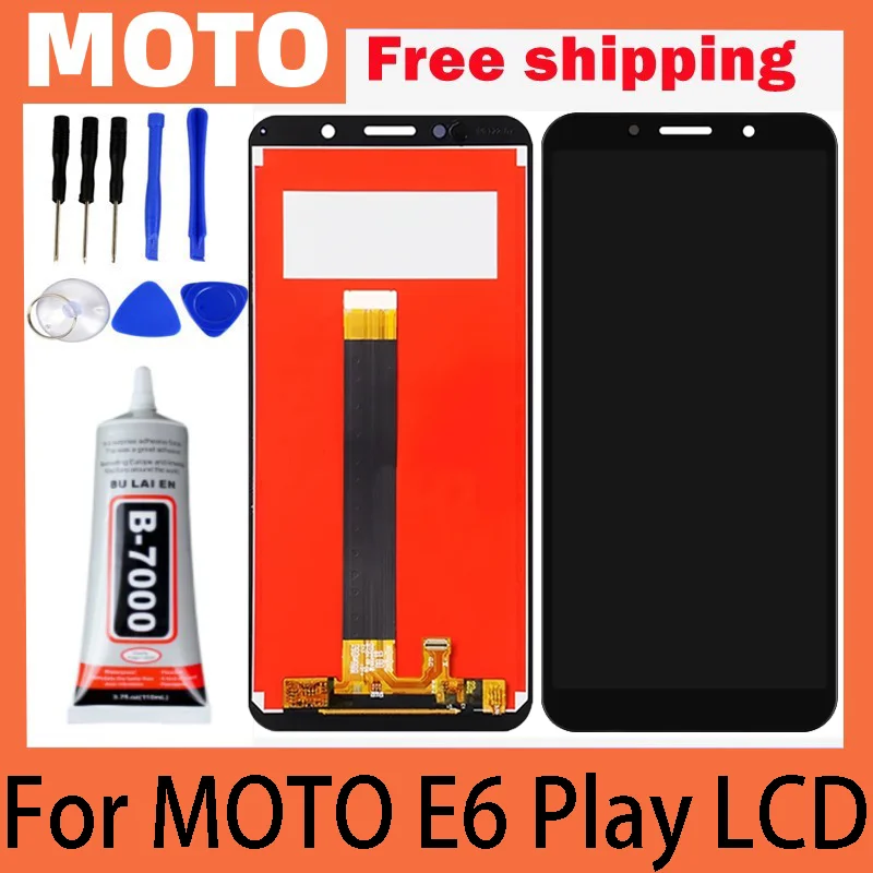 

5.5 Inch XT2029 Display For Motorola Moto E6 Play LCD Touch Panel Screen Digitizer Assembly With Tools Free Shipping