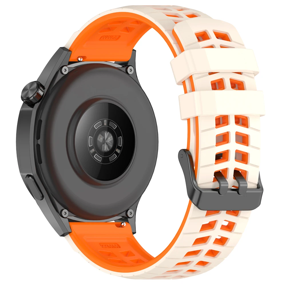 Breathable 22mm Silicone Watch Strap - Premium Sports Band Bracelet