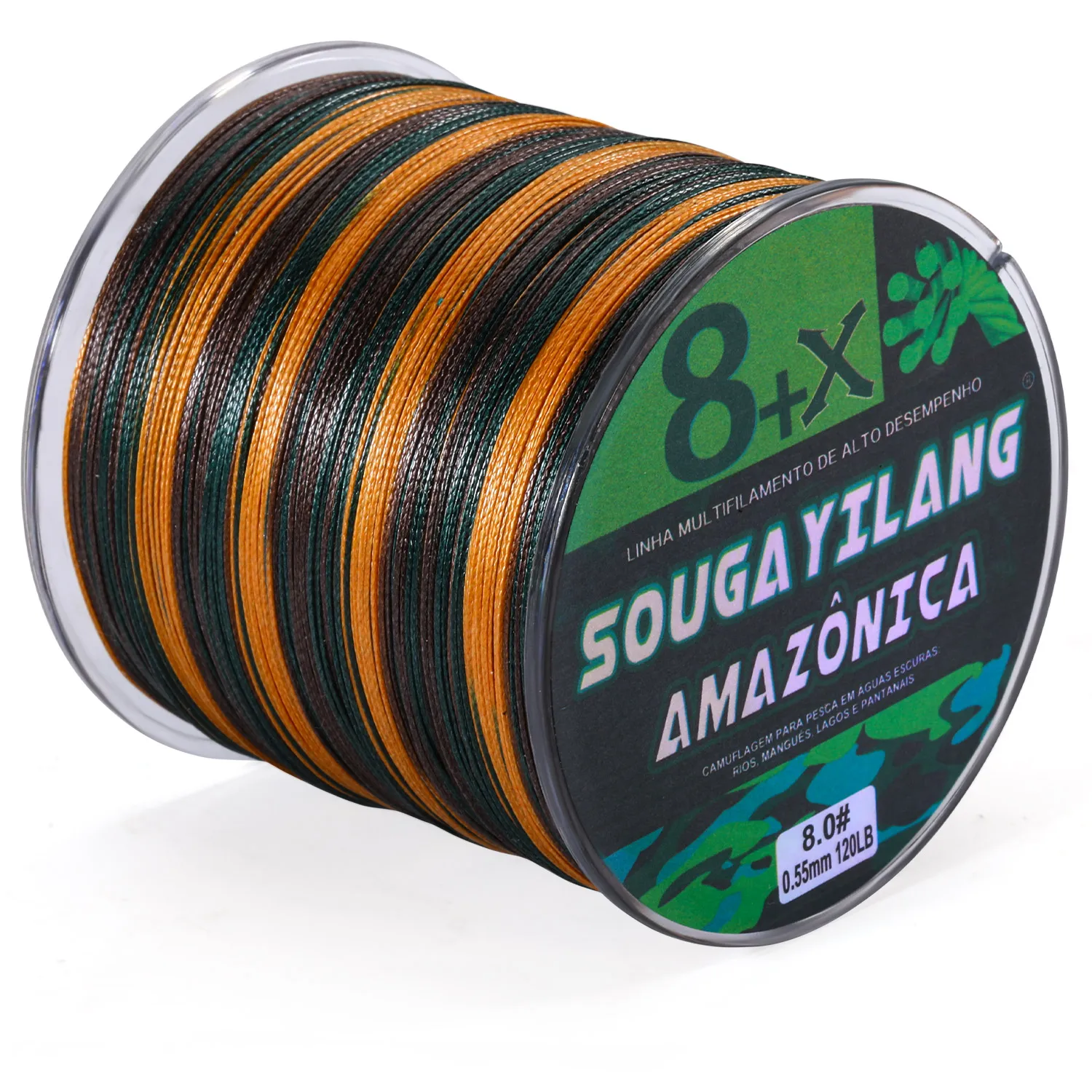 Sougayilang 8 geflochtene Angelschnur, 300 m PE-Angelschnur, Multifilament-Karpfenangelschnur, 15–120 lb, PE-Schnur für Barsch, Hecht, Karpfen, Fisch – Detail 3