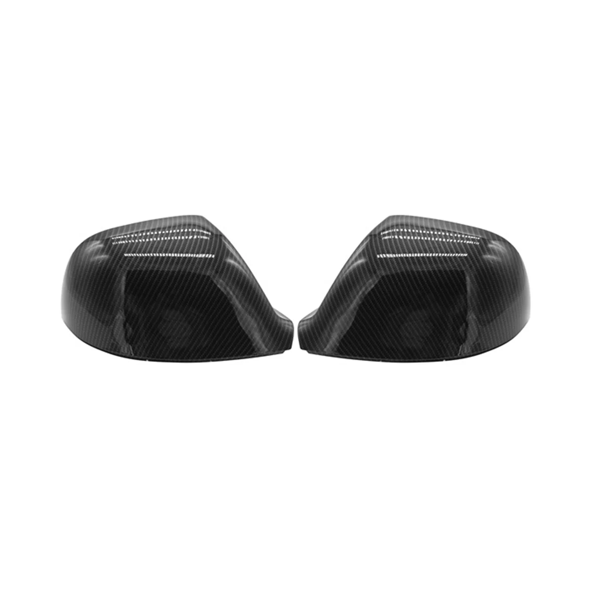 

Carbon Fiber Rearview Side Glass Mirror Cover Trim Side Mirror Caps Replacement for Transporter T6 2016-2019
