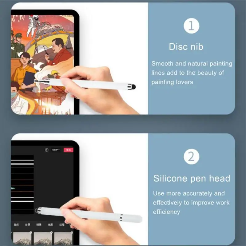 Stylus Pen 1/2/3PCS In 1 Universal for Mobile Tablet Ipad Drawing Tablet Capacitive Touch Screen Android