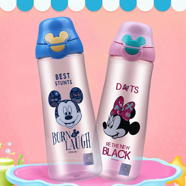 450ml Disney Mickey Minnie Cartoon Water Cup Tritan Potable Kid Feeding Bottle  Girl Boy School Water Bottle Drinkware Gifts - Cups - AliExpress