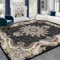Persian Style Carpet for Living Room Home Decoration Retro Lounge Rug Soft Bedroom Carpet Non-slip Bedside Mats Washable 200x300 2