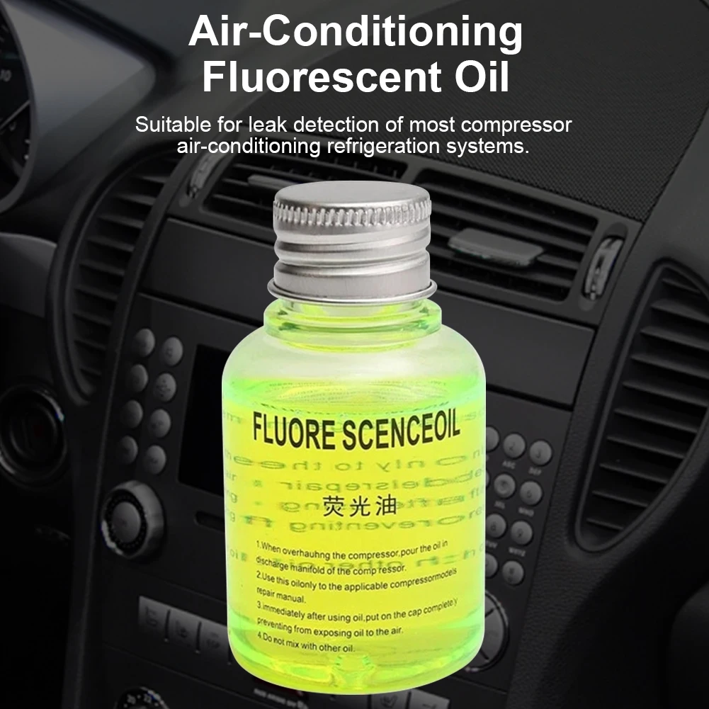 60ML UV Dye Fluorescent Oil Leak Detector Car A/C, 55 OFF