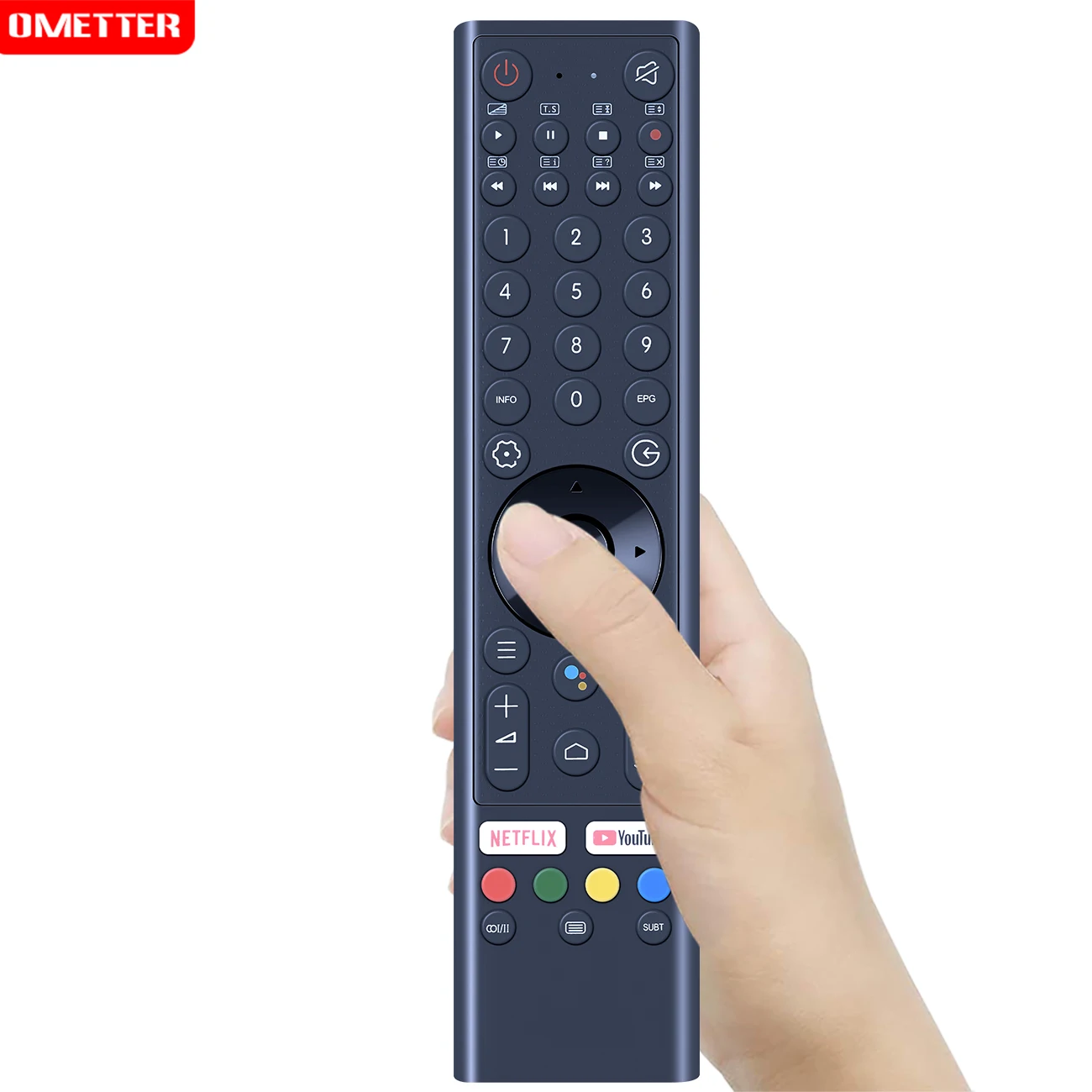 Controle Remoto de Busca de Voz Substituído para Sansui Qilive Android tv Smx65e1uad Smx58f3uad Smx55f3uad Smx50f3uad - Image 3