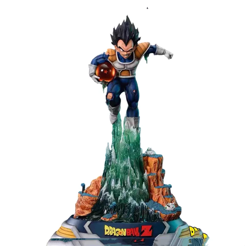 

25cm Dragon Ball Anime Figure Vegeta Iv Statue Pvc Gk Statue Figurine Model Doll Ornament Collection Room Decora Desk Toys Gift