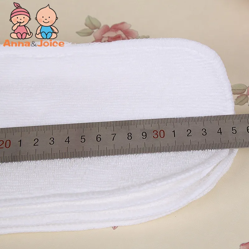 3PC 3Layers Baby Cloth Diaper Pad Nappy Inserts Washable Reusable Microfiber