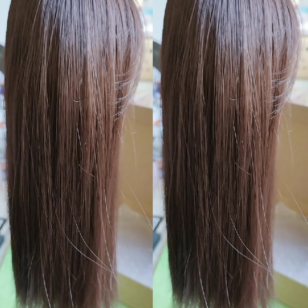 1/3 1/4 1/6 Doll's Wig for 60/45/30cm Bjd Doll High Temperature Silk Long Hair with Bangs Girl Toys Dress Up Doll Accessories