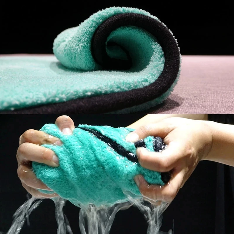 1200GSM Car Detailing Car Wash Microfiber Towel Cleaning Drying Auto Washing Cloth Micro Fiber Rag Accessories