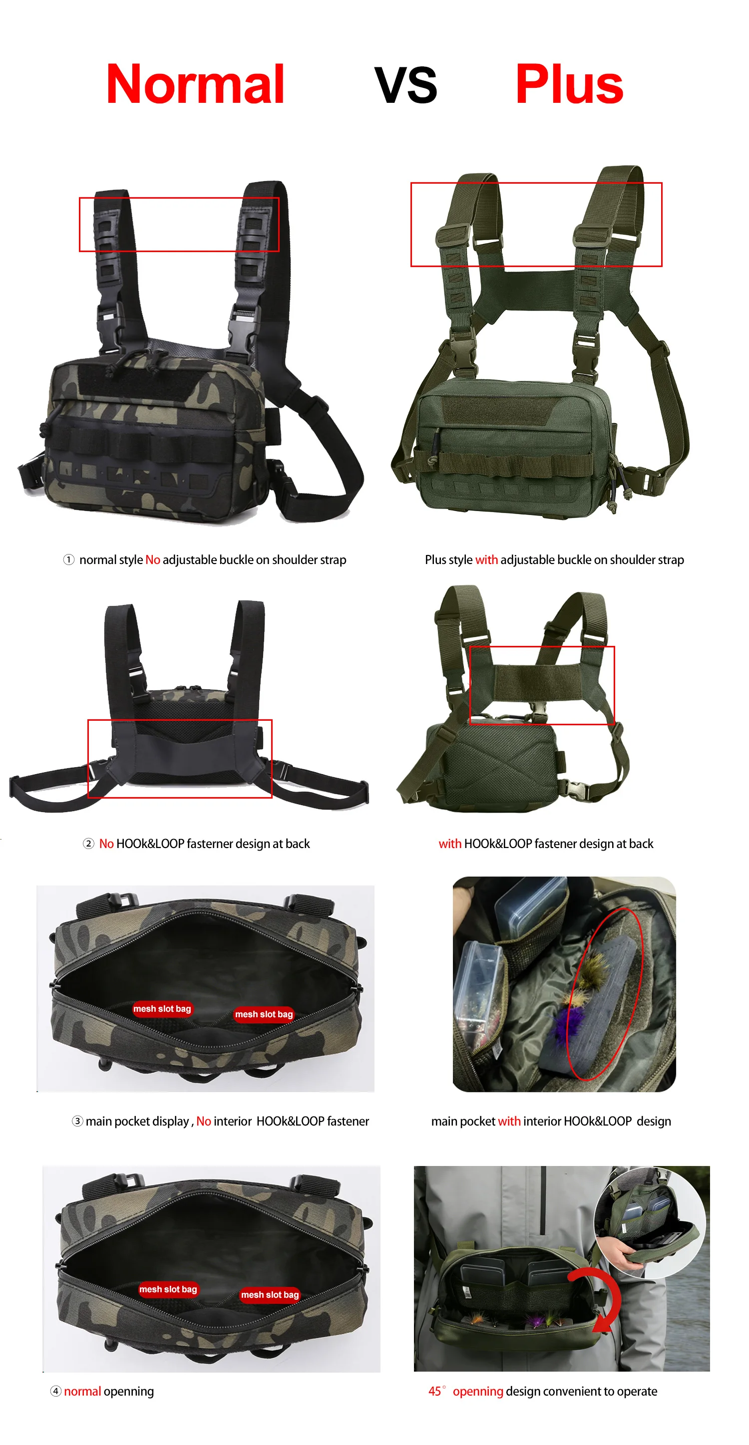 Camo Fishing Chest Bag 6