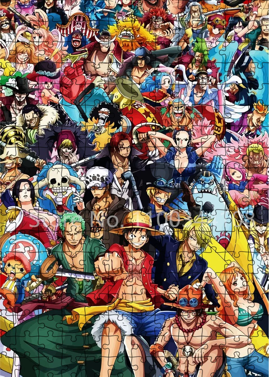 Bandai-Anime Luffy e seus amigos Jigsaw Puzzle, Jogos de família  engraçados, DIY brinquedos educativos, 1 pc, 35 pcs, 300 pcs, 500 pcs, 1000  pcs - AliExpress