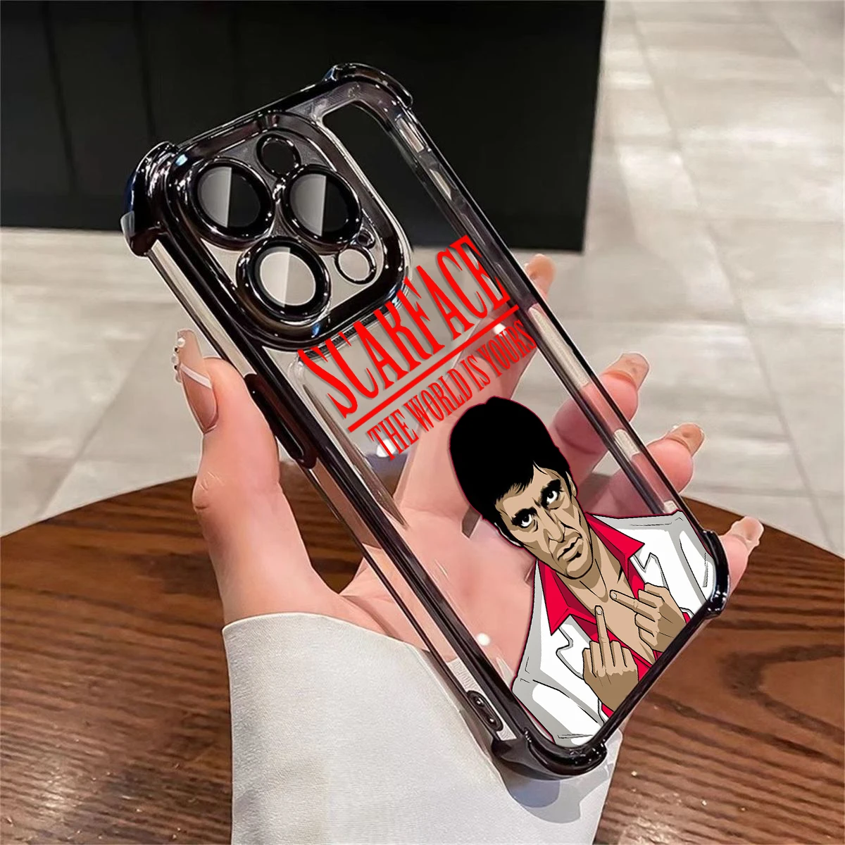 Scarface Shockproof Clear Armor Phone Case