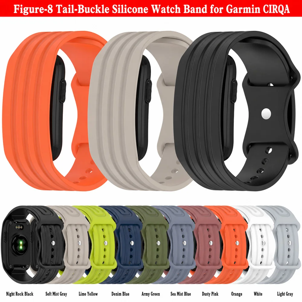 Silicone Strap: Soft, Waterproof, Lightweight, and Breathable Sport Wristband