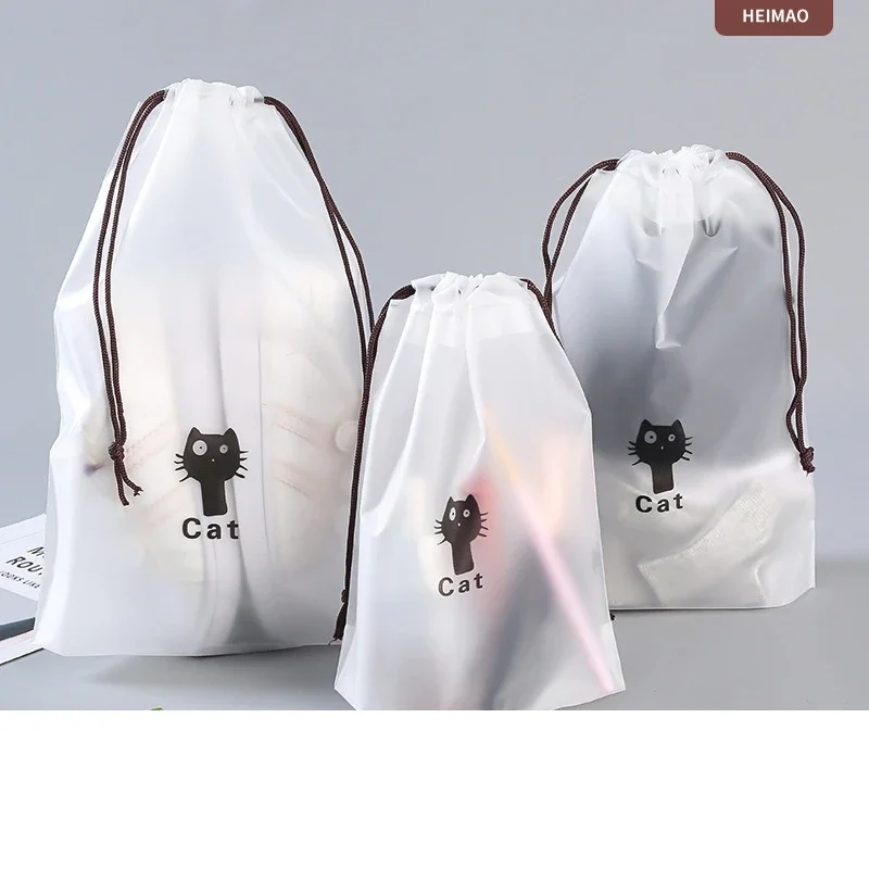 Waterproof Bag Swimming Bag Dry Bag EVA Cosmetic Bag Woman Travel Drawstring Makeup Pouch Bath Wash Handbag Seaside Beach Supplies