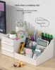 Ouxin drawer style makeup box, dormitory organizer, storage rack, skincare products, dressing table, desktop storage box 4