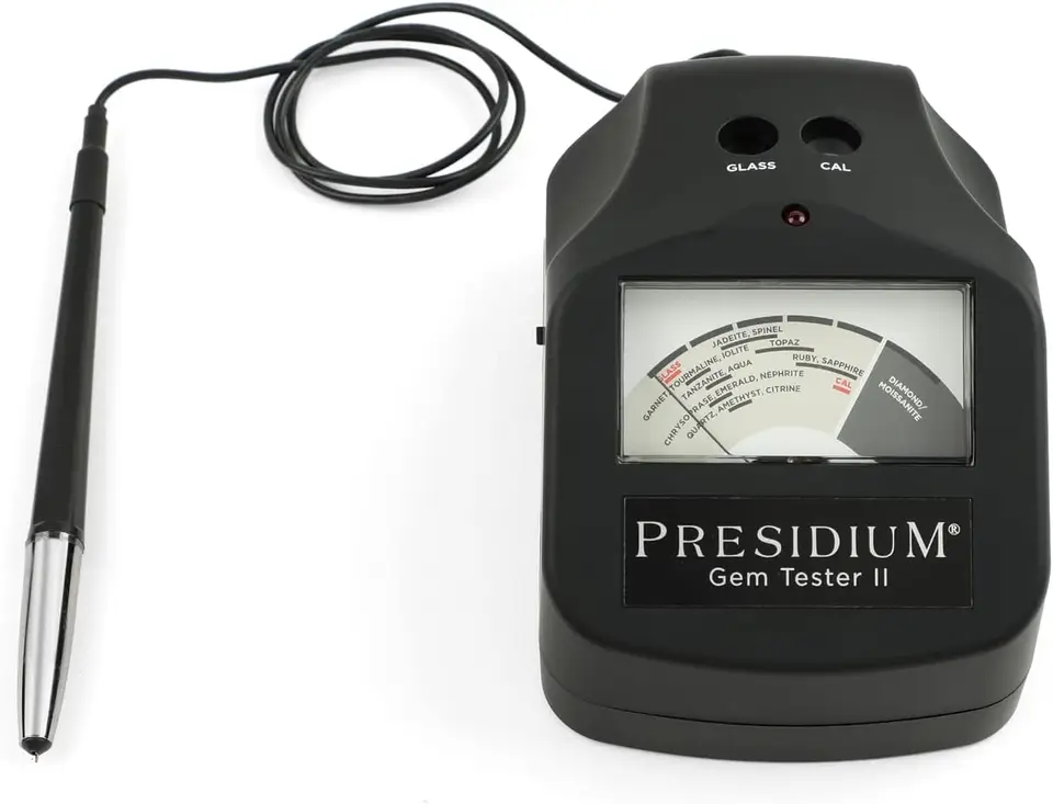 Portable Gem Tester with Assisted Thermal Calibration