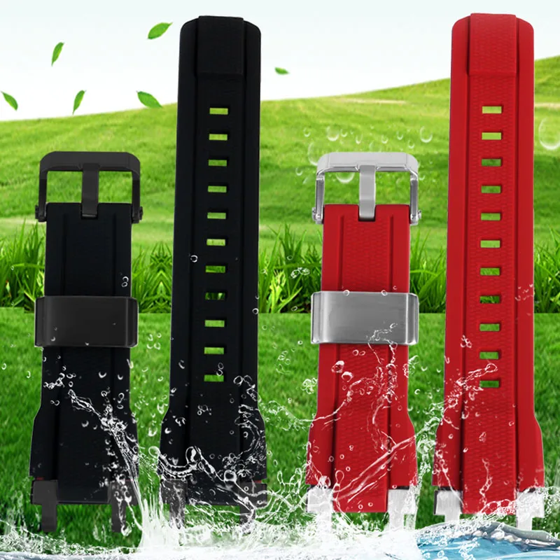 Cinturino In Gomma Per Casio G-Shock Mtg-B1000 Mtg-G1000 Mtgb1000 Della Cinghia Di Sport Di Modo Durevole Del Silicone Degli Uomini'S Modificato Wrist