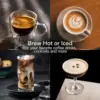Connected Espresso & Coffee Machine with Automatic Milk Frother, One Touch Latte, Cappuccino, Color Touch Display, ECAM37095TI 3
