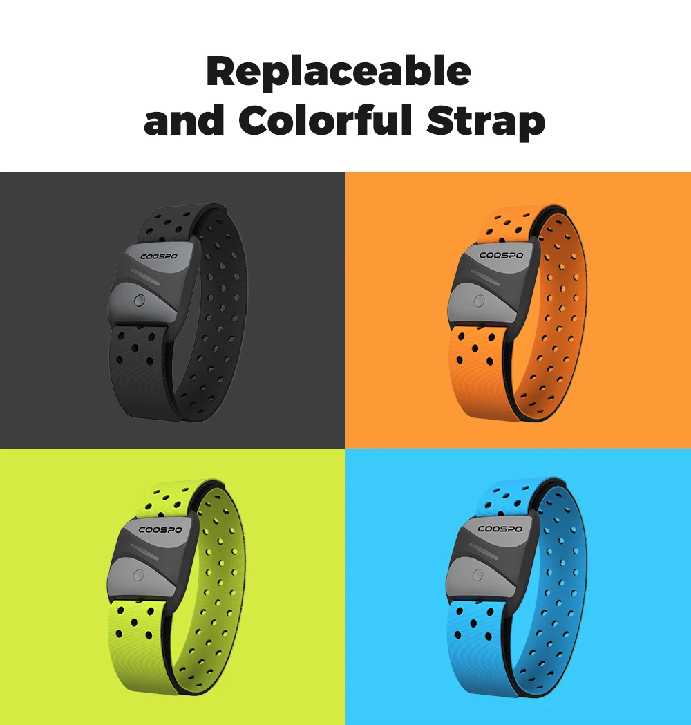 CooSpo HW807 HRV Heart Rate Monitor Armband Optical Bluetooth