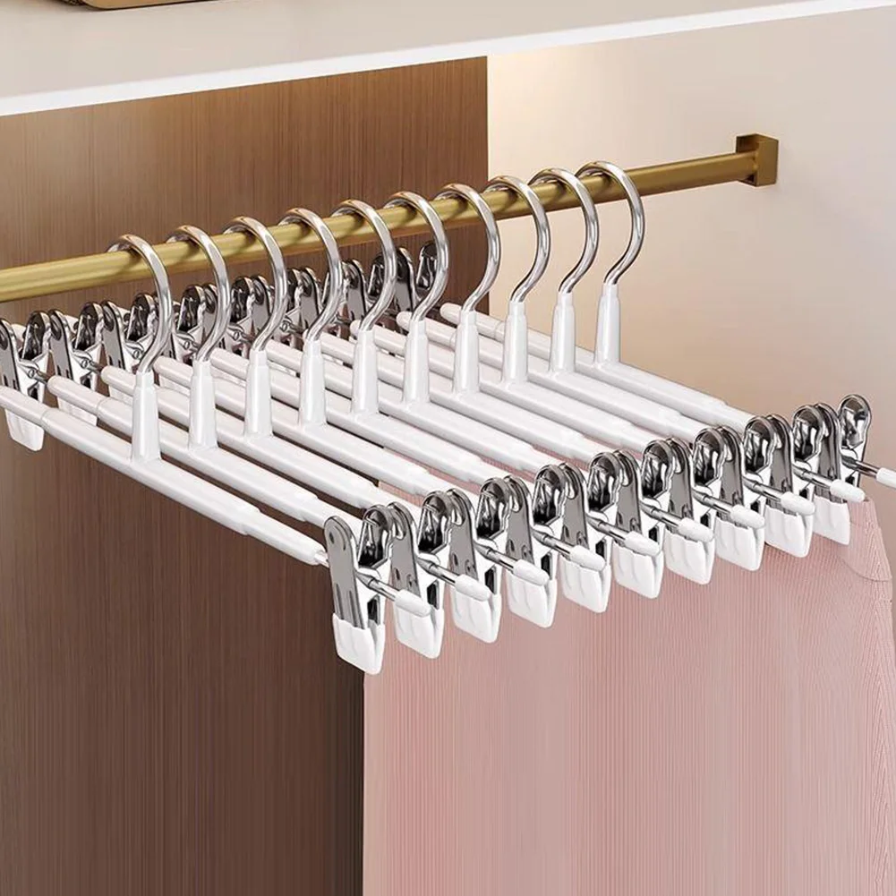 Perchas Pantalones Con Clips | Pack 10-60 Unidades | Ahorro Espacio Armario