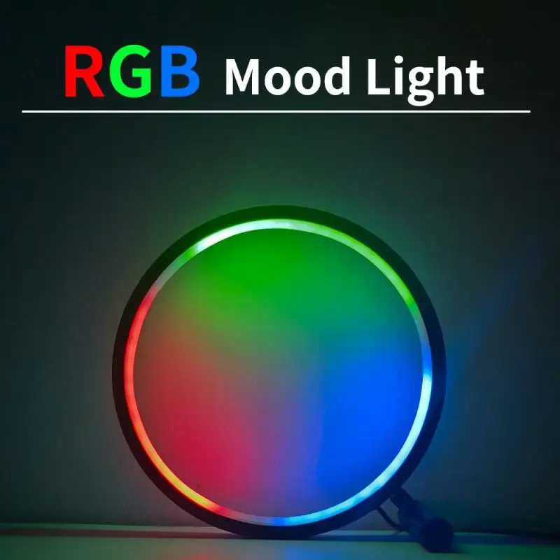 

Broadcast Light Ambience Lamp Creative Music Rhythm Dimming App Control Rgb Decorative Lamps Led Desk Lamp Game Desktop Bar Live