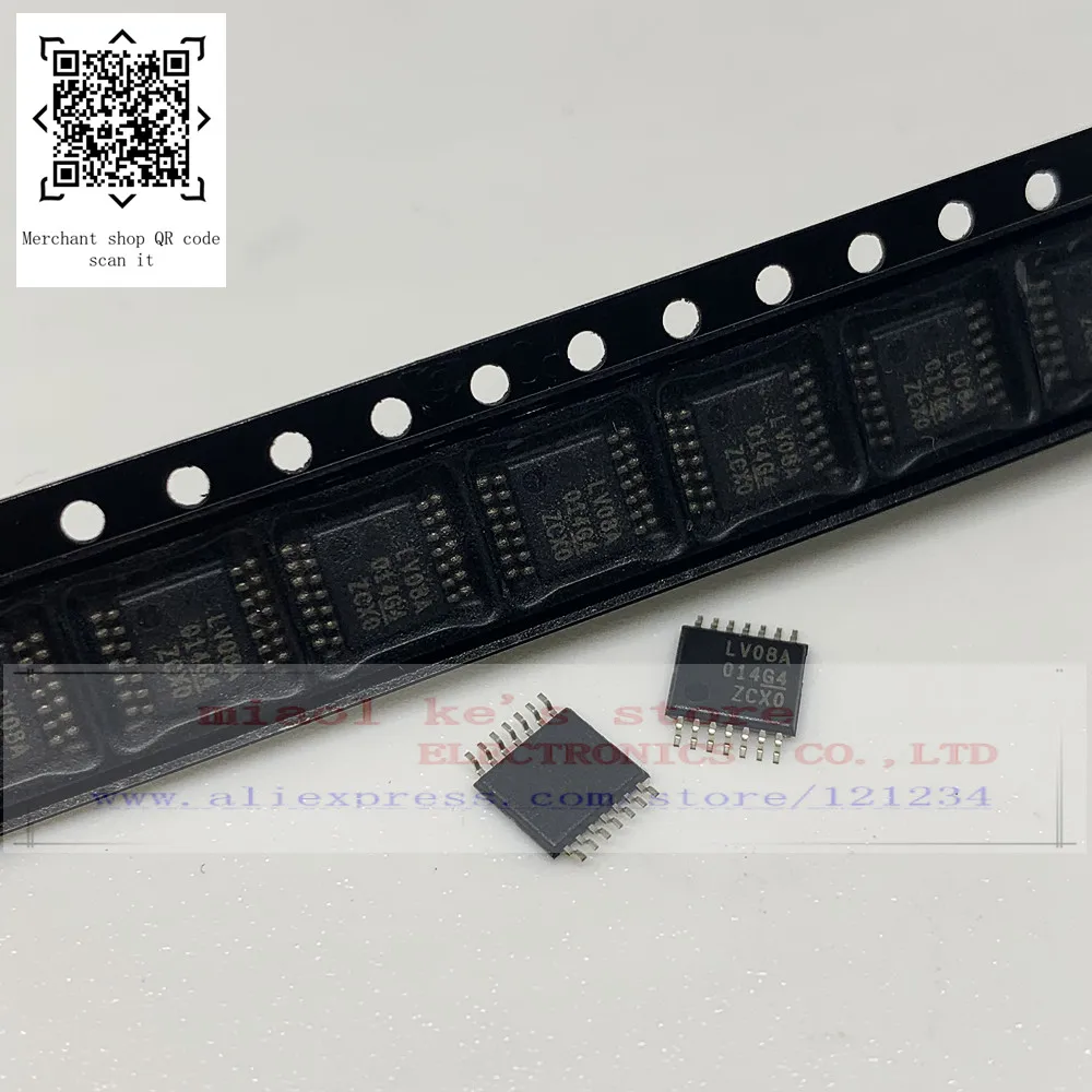 

[10pcs]100%New original: SN74LV08APWR SN74LV08APW 74LV08PW LV08A - IC GATE AND 4CH 2-INP 14TSSOP