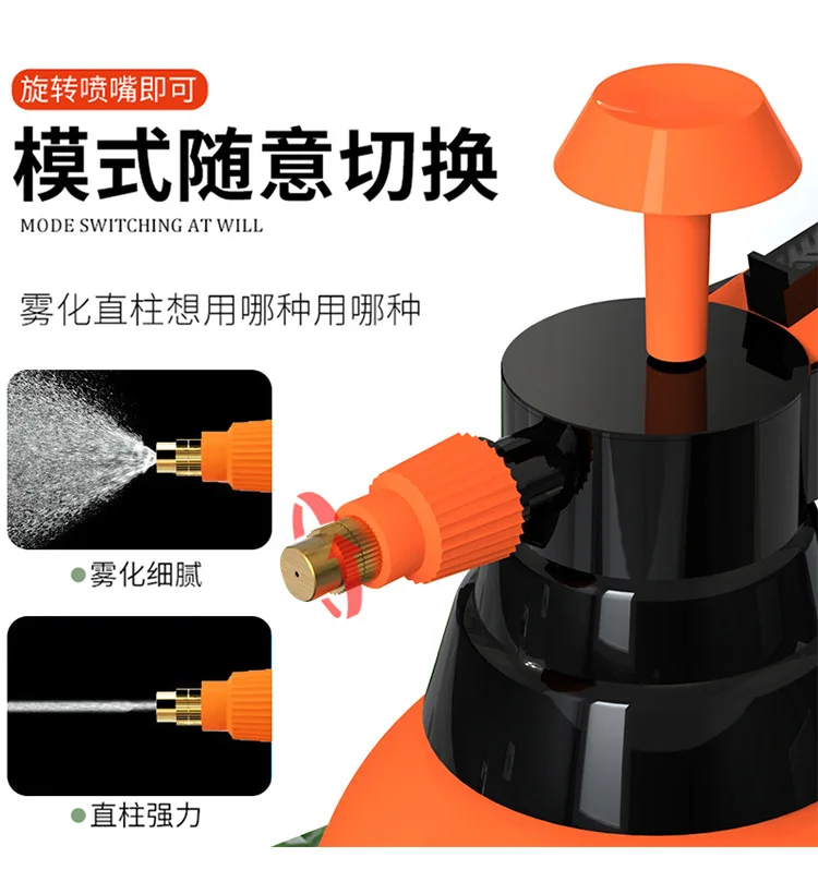 Description Picture 6 of item2/3L Watering Can Household Gardening Air Pressure Disinfection Spray Bottle Pressurized Thickeneded  Ater Spray Bottle