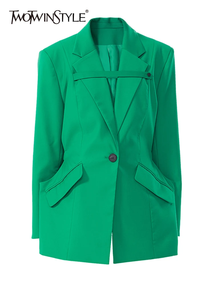 Chaleco De Manga Casquillo Para Mujer - Con Solapa De Pico Y Botón, Tela De Poliéster-rayón, Ideal Para Oficina O Looks Casuales