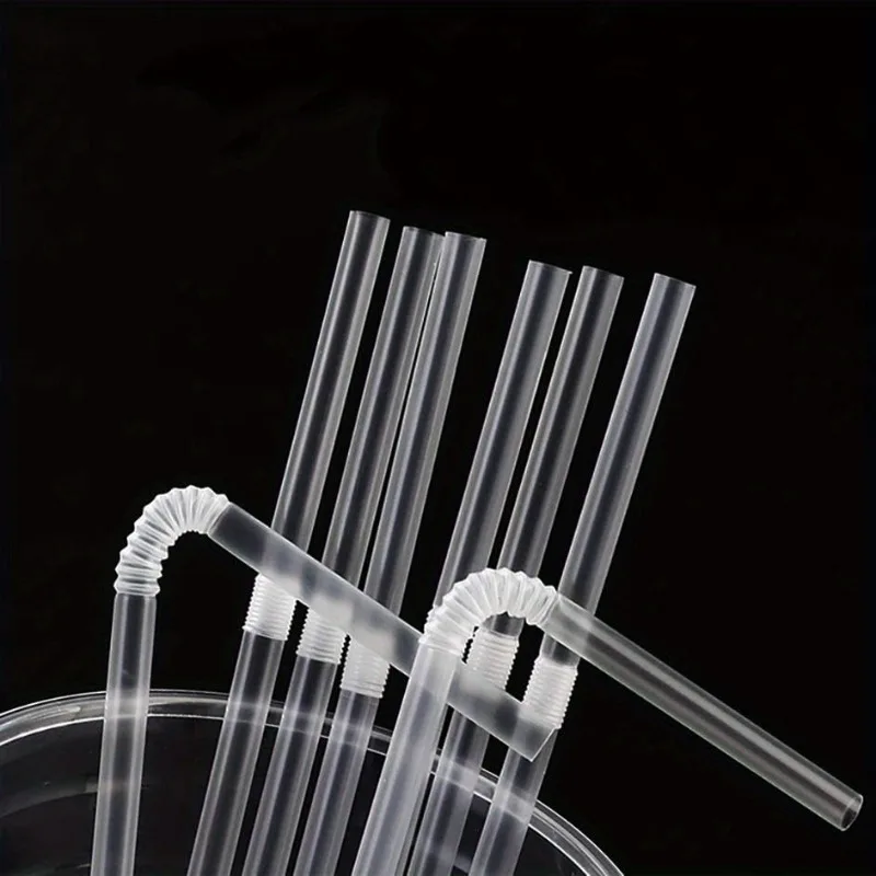 Flexible Plastic Disposable Drinking Straws for Party Beverages