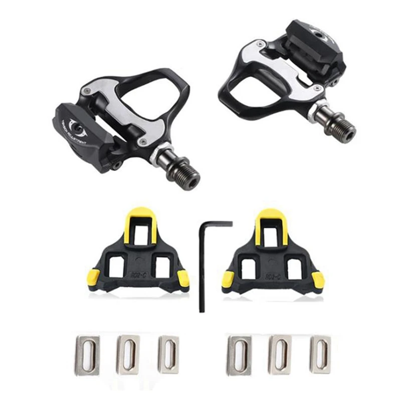 

4X Cycling Road Bike Bicycle Self-Locking Pedals For SHIMANO SPD SL Road Bike Clipless Pedals Kit