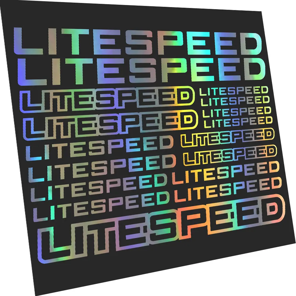 Kit 17 Pieces For LITESPEED Bikes Vinyl Decal Stickers Sheet Frame