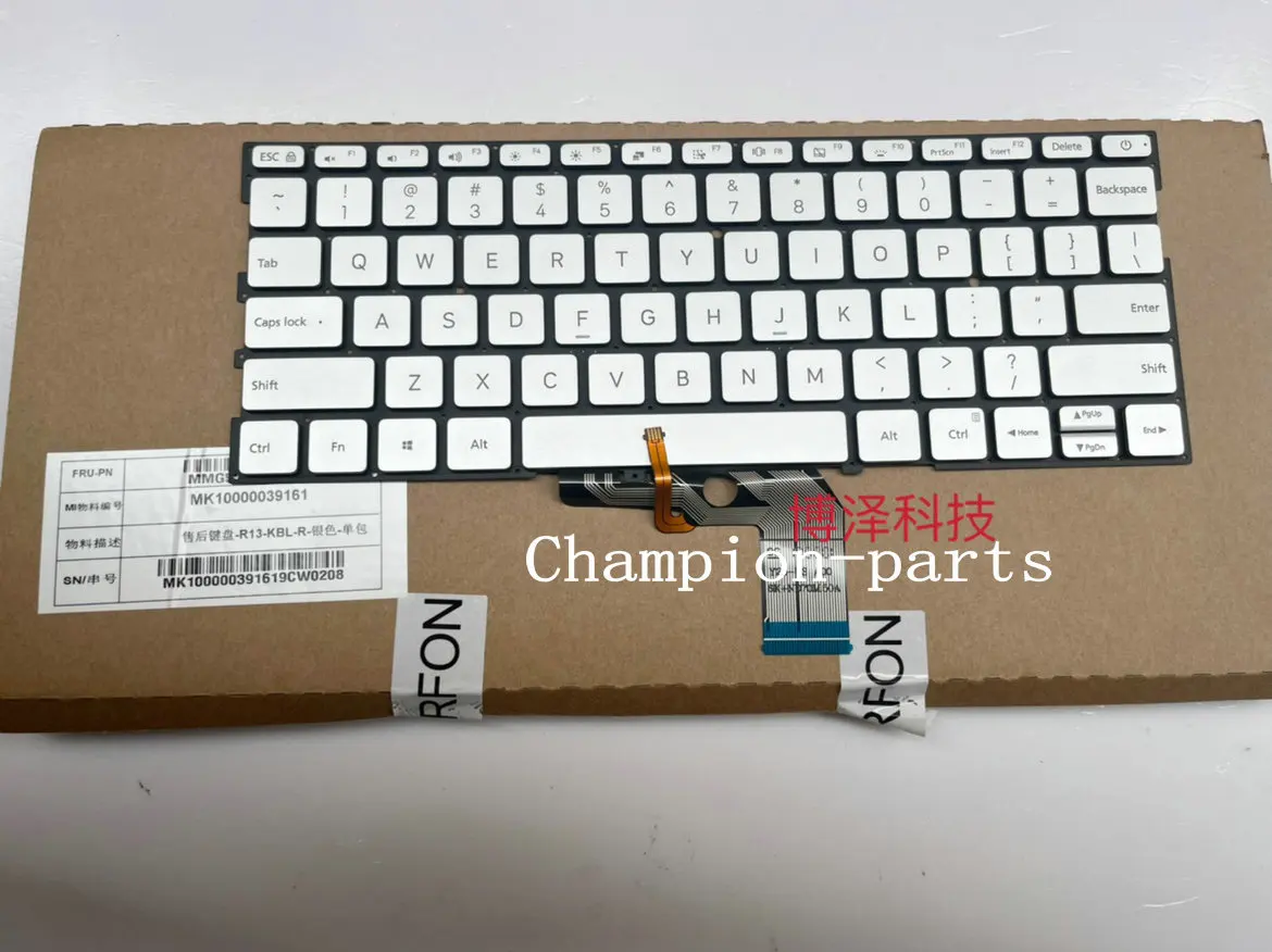 

Новая клавиатура MLLSE для ноутбука Xiaomi Air 13,3 161301 серии TM1613 с подсветкой, быстрая доставка