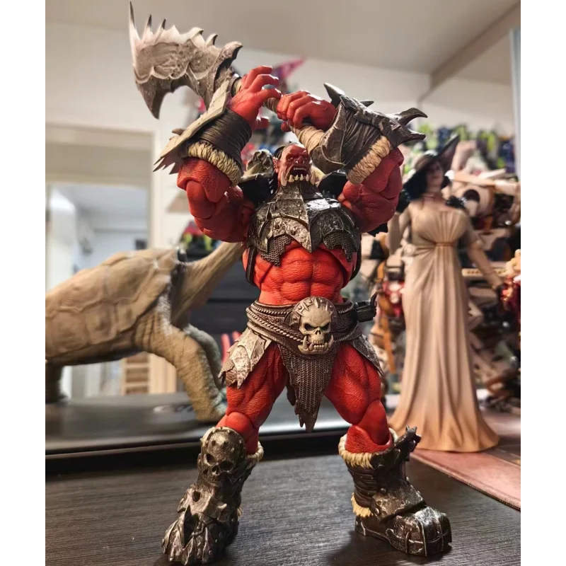 Фото Коллекционная Фигурка героя мультфильма World Orc Warrior Memory, масштаб 1/12, охотник за головами, морлок, 19,5 см, аниме, подарок для детей №1