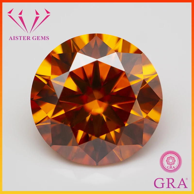 Nuovo Partschinite Color Moissanite Stone Con Certificato Gra Vvs1 0.5-5.0Ct Moissanita Lab Diamonds Pass Tester Con Rapporto Gra