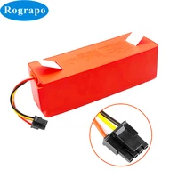 Rograpo Original Li-ion Battery 14.4V 5200mAh For Xiaomi 1S 2S Roborock S50 S51 S55 T60 Robot Vacuum Cleaner 1