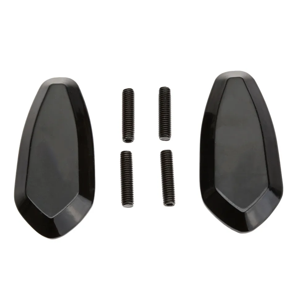 QBIYA Piastra di base per specchietti retrovisori per YAMAHA YZF R6 1999 2000 2001 2002 2003 2004 2005 2006 2007 decorazione telaio moto (colore: nero